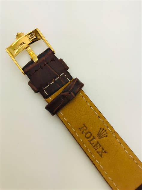 genuine rolex leather straps